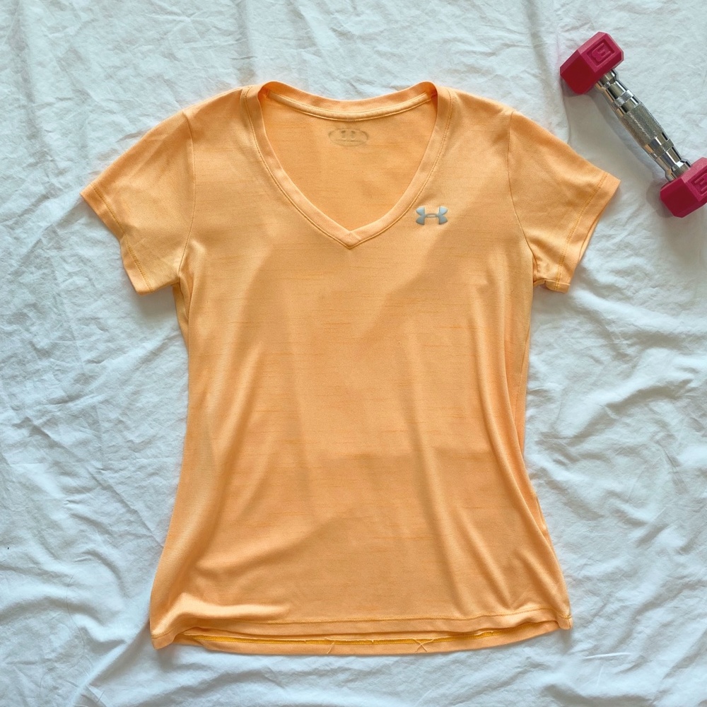 Under Armour blaze orange workout top